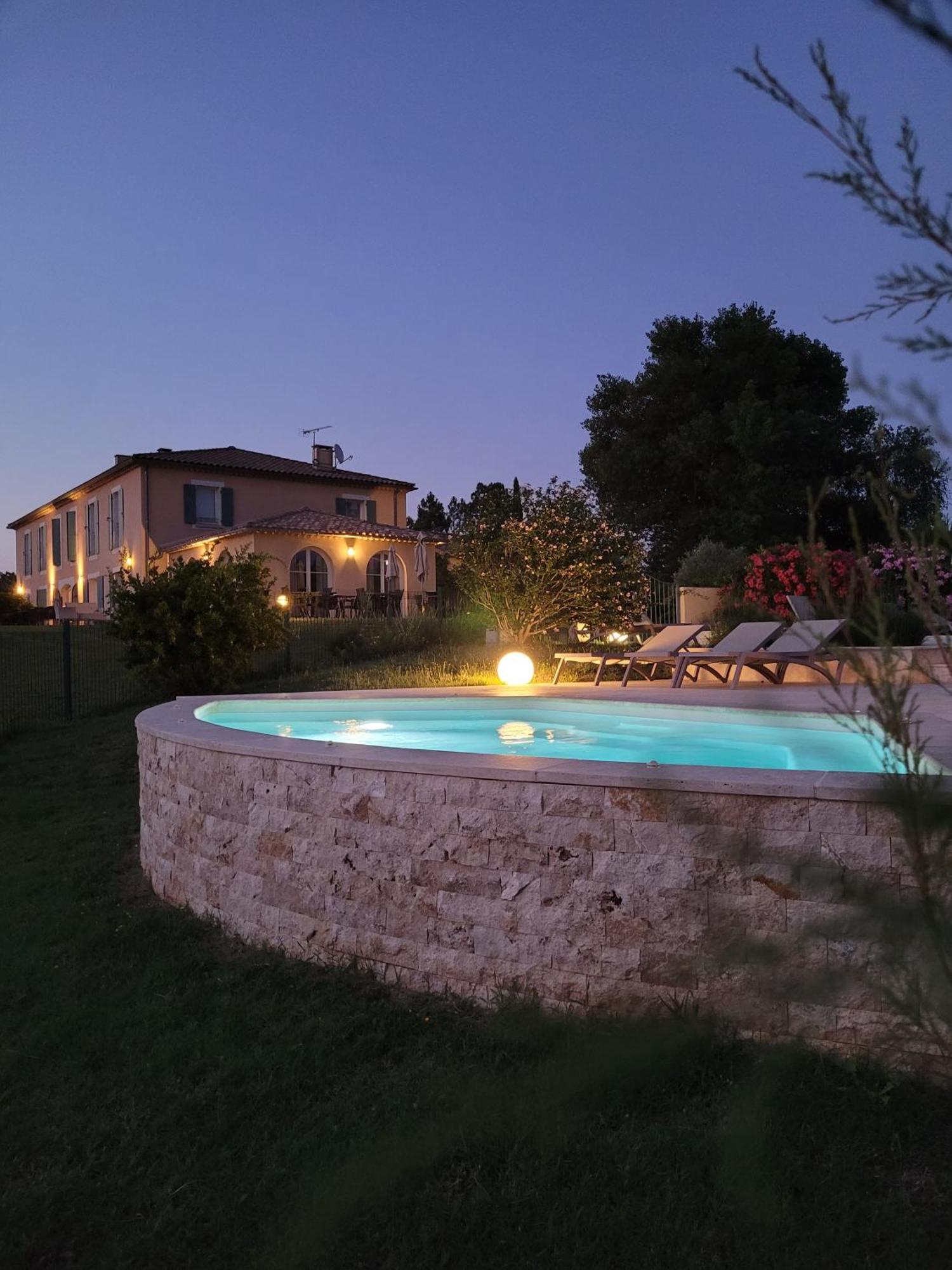 Hotel La Bastide D'Iris Vagnas Luaran gambar